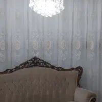 پرده پذیرایی ترک .شیک با والان زیر پرده