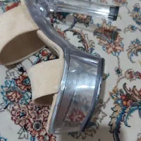 صندل مجلسی پاشنه ۱۲ سانت شیشه ای