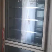 یخچال دودرب ویترین دار سالم به شرط
