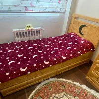 تخت تمام چوب برای کودک و نوجوان