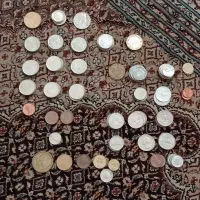 تعداد زیادی سکه های قدیمی خارجی و ایرانی|کلکسیون سکه، تمبر، اسکناس|تهران, شهرآرا|دیوار