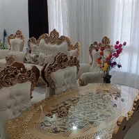 فروش یک دست مبلمان سلطنتی بهمراه میز ناهار خوری|مبلمان خانگی و میز عسلی|شاهدشهر, |دیوار