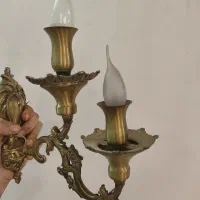 لوستر برنزی|لوستر و چراغ آویز|همدان, |دیوار