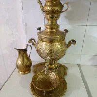 سماور ذغالی برنزی