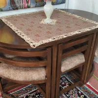 میز غذاخوری بیضی