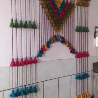 پرده سنتی دستبافت|گلیم، جاجیم، گبه|زاهدان, |دیوار