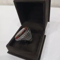 انگشتر نقره با نگین شجرمرجانی کمیاب|جواهرات|پرند, فاز ۶|دیوار