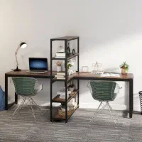 میز دونفره کتابخونه دار مدیرتی تحریر کامپیوتر|میز تحریر و کامپیوتر|تهران, شهرک صادقیه|دیوار