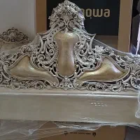 سرویس کامل تخت دونفره در حد نو  منبت کاری چوب هستش|تخت و سرویس خواب|قرچک, باقرآباد|دیوار