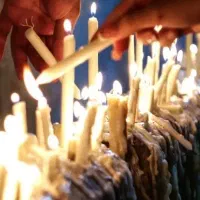 شمع سفید اعلاء لاله البرز  تک بسته 6 عدد و عمده