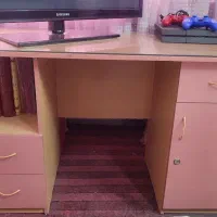 میز تحریر و کامپیوتر دخترونه