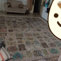 فرش طرح خشتی درحدنو قالی تبریزنخ پنبه