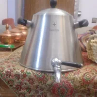 سماور سوییسی استیل اصل|سماور، چای‌ساز، قهوه‌ساز|نجف‌آباد, صالح آباد|دیوار