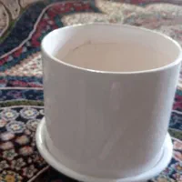 گلدون سرامیکی نو نو با زیریش