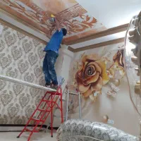 نصباب کاغذ دیواری و نقاشی ساختمان