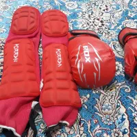 ساق بند و دستکش کیگ بوکسینگ