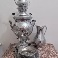 سماور به همراه پاسماوری ( ۵ تیکه) نو نو