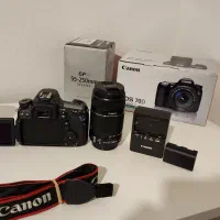 دوربین کانن ۷۰ دی canon 70D با همراه لنز اضافی|دوربین عکاسی و فیلم‌برداری|تهران, سیمای ایران|دیوار