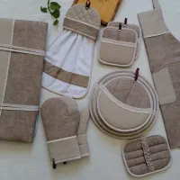 سرویس آشپزخانه جهیزیه عروس|سفره، حوله، دستمال آشپزخانه|کرمان, |دیوار