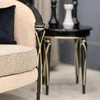 مبل مشکی طلایی شرایط ویژه|مبلمان خانگی و میز عسلی|قزوین, |دیوار