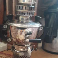 سماور نفتی قدیمی عتیقه ۳۰ سانتی