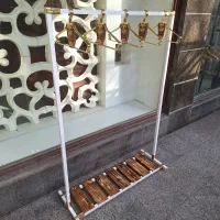 رگال آویز فلز و چوب نو|بندرخت و رخت‌آویز|اصفهان, میرعماد|دیوار