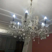 یک عدد لوستر و سه میز پذیرایی در سه اندازه داخل هم|لوستر و چراغ آویز|تهران, الهیه|دیوار