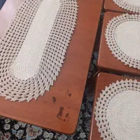 رو میزی دست بافت 4عدد