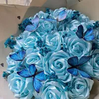 گل روبانی عروس پروانه|صنایع دستی و سایر لوازم تزئینی|سراب, |دیوار