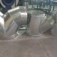 اتصالات گالوانیزه کانال گرد واسپیرال لوله گردصنعتی|مصالح و تجهیزات ساختمان|تهران, شادآباد|دیوار