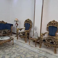 مبل سلطنتی ۹ نفره|مبلمان خانگی و میز عسلی|تهران, شهرک شریعتی|دیوار