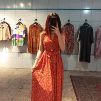 پیراهن زنانه نخی،ساحلی ماکسی،تک و عمده،رشت،لباس