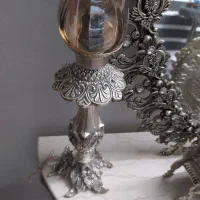 آینه وشمعدان وساعت  درحد نو|آینه|اصفهان, لاله|دیوار