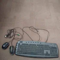 صفحه کلید و دوتا موس