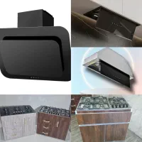 هود آشپزخانه توکار.روکارگاز کابینتی مدلbest veel85