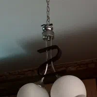 لوستر|لوستر و چراغ آویز|اصفهان, باغ فدک|دیوار