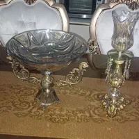 شمعدان و میوه خوری