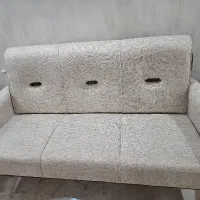 مبلمان نو ۷ نفره پایه چوب محکم