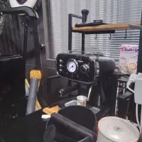 استنددستگاه اسپرسو پاسماوری استندچوب فلز|مبلمان خانگی و میز عسلی|اسلام‌شهر, شهرک سعیدیه|دیوار