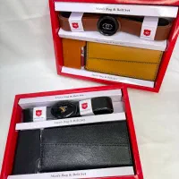 کادوی روز مرد ست کیف کمربند جاکارتی