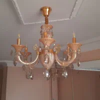 لوستر سرامیکی عسلی