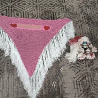 عروسک وشال ابریشم دست بافت