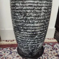 گلدان سرامیکی با گل شمشیری|گل و گیاه طبیعی|قم, پردیسان|دیوار