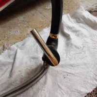 شیر اهرمی ظرفشویی سالم در حد نو کم کارکرد