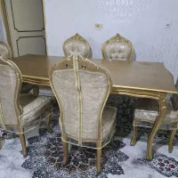 نهارخوری 6نفره|میز و صندلی غذاخوری|ایلام, |دیوار