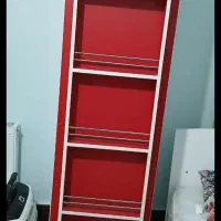 کمدو ویترین(کتابخانه)|کتابخانه، شلف، قفسه‌های دیواری|مشکین‌دشت, |دیوار