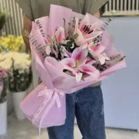 دسته گل لیلیوم کد ۱۶۰۸ گلاریس