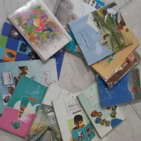 کتاب هفتم کامل و کتاب نهم بجز کتاب فارسی  نهم