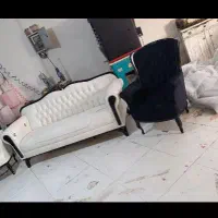مبل استیل و راحتی مدل سزار کویین 8 نفره