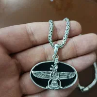 زنجیر و آویز نقره